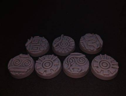 Aztec Bases 25mm rund