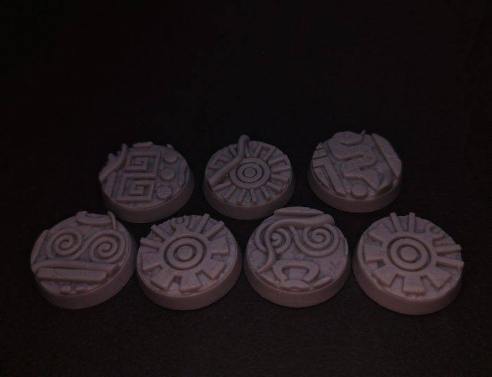 Aztec Bases 25mm rund