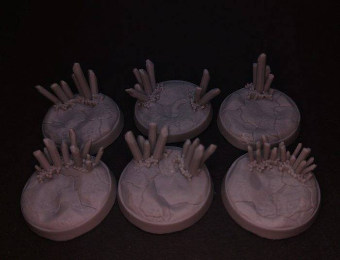 Crystal Bases 32mm rund