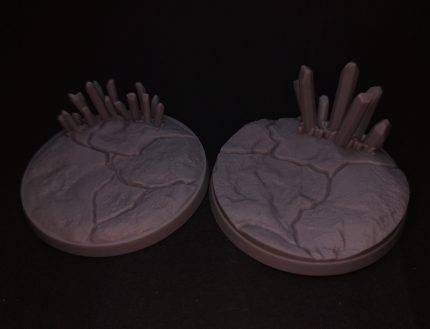 Crystal Bases 60mm rund
