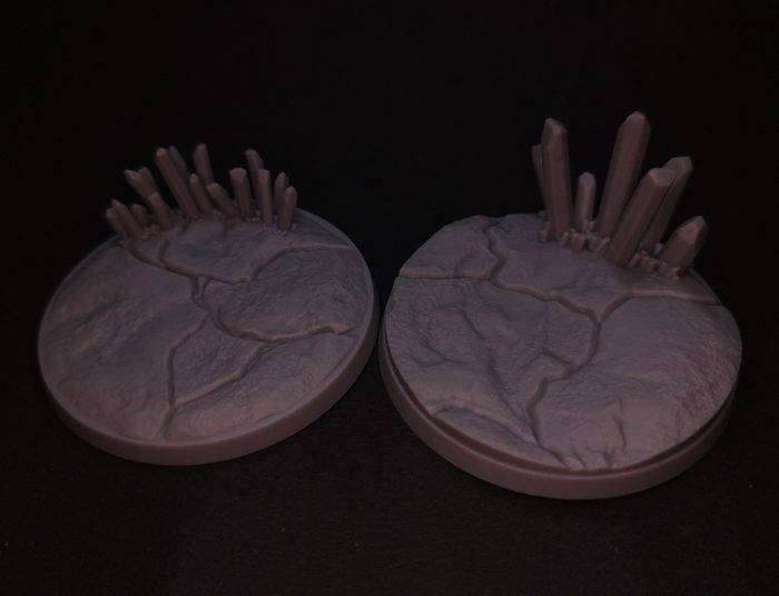 Crystal Bases 60mm rund