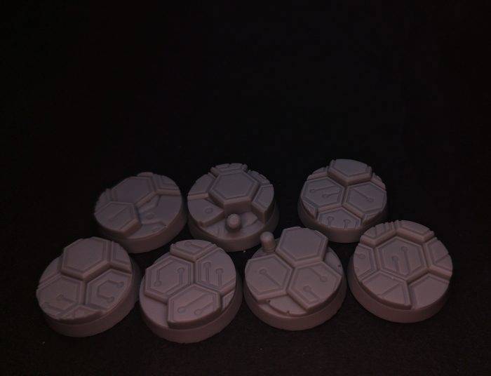 Cyberhex Bases 25mm rund