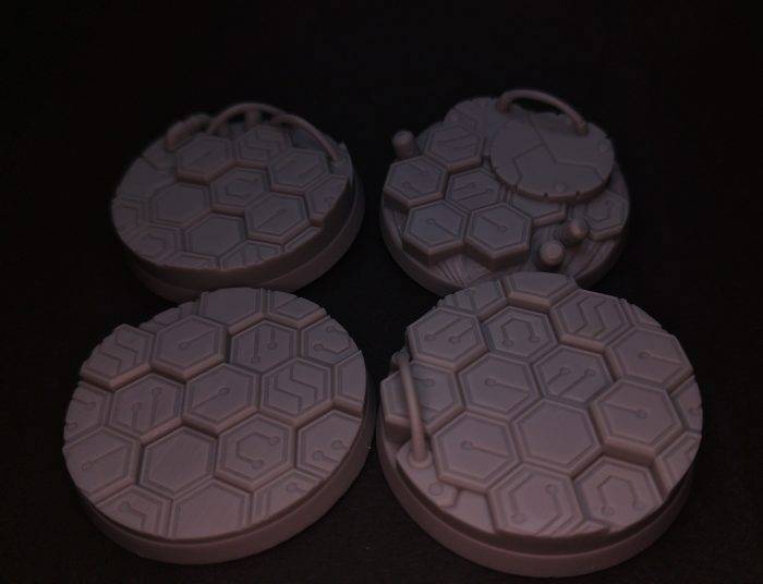 Cyberhex Bases 50mm rund